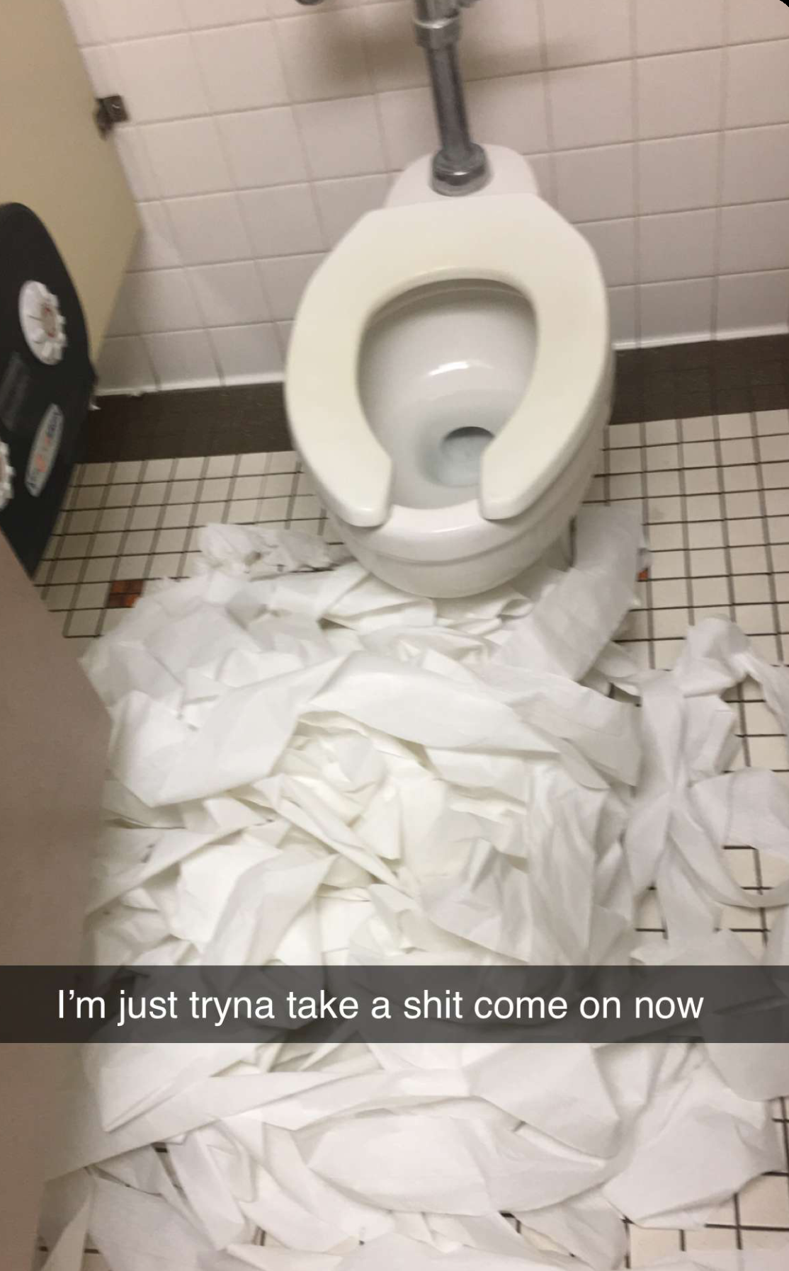 toilet seat - I'm just tryna take a shit come on now