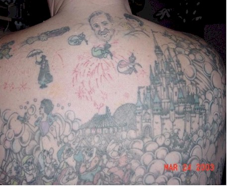 George Reiger The Disney Tattoo Guy is by far Disney's 1 fan