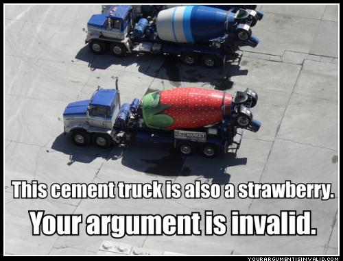 Your argument is invalid