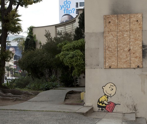 New Banksy in Los Angeles....