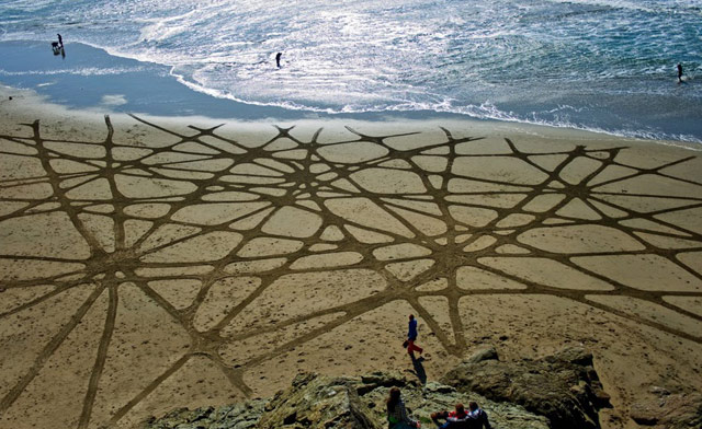 Sandwriting BY ARTIST Jim Denevan.