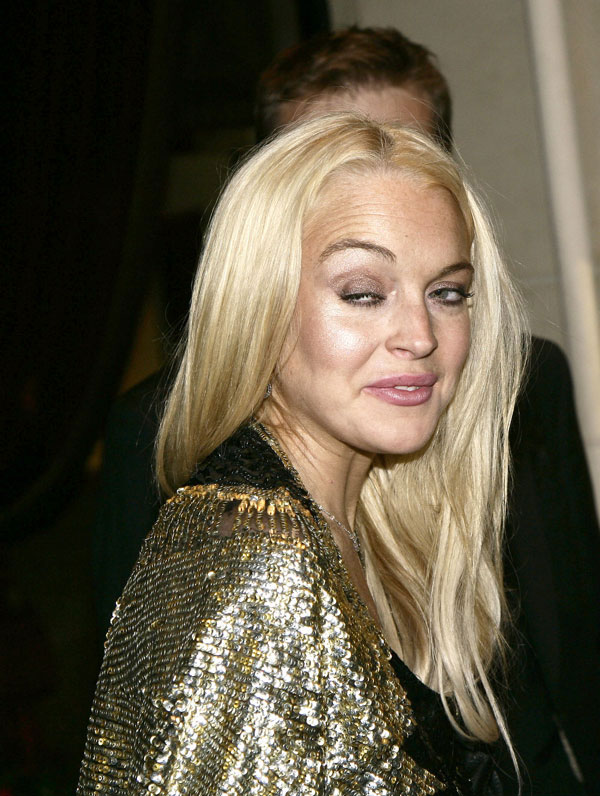lindsay lohan drugs before and after - In