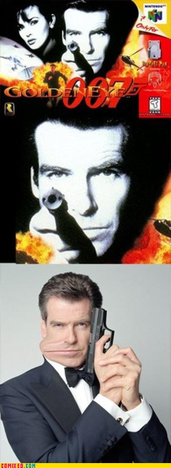 James Bond... his true face..