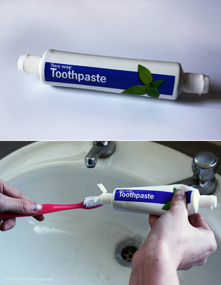toothpaste with two ends