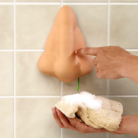 nose shampoo or soap dispenser