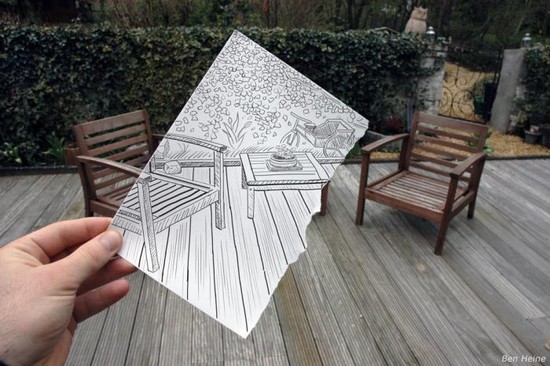 Amazing Artwork Combining Drawing With Photography