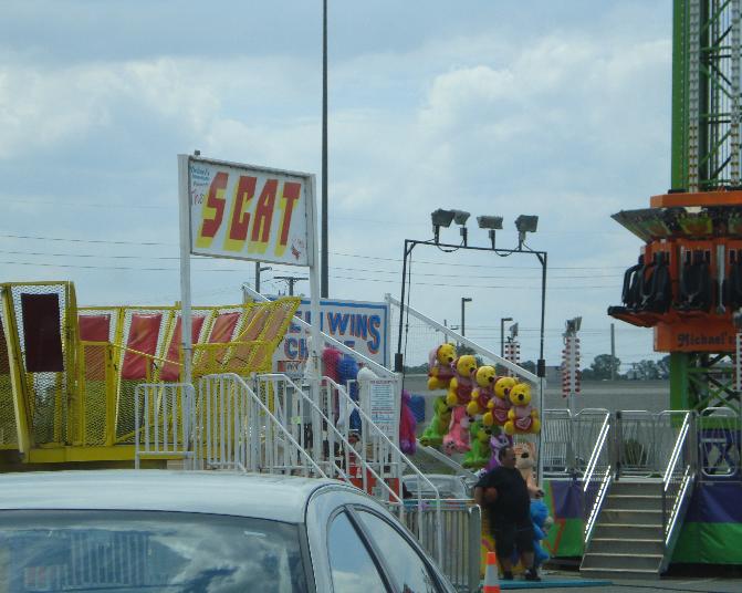 A questionable ride at a fair.