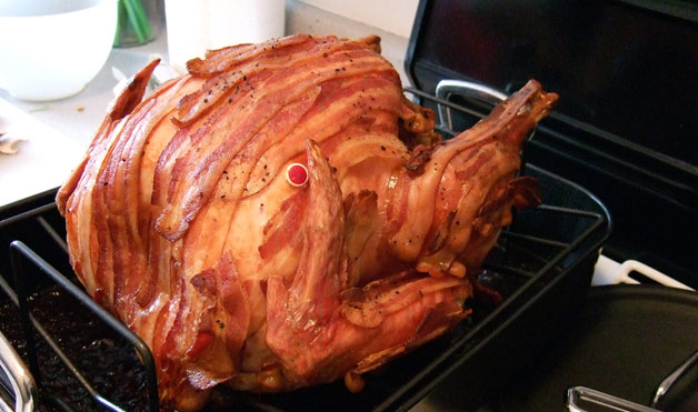 Bacon-Wrapped Turkey