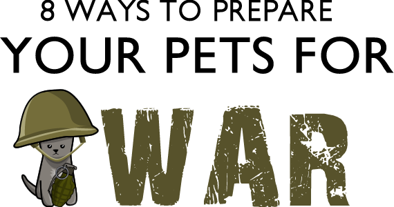 8 Ways to Prepare Your Pets for War
