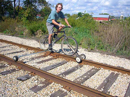 train track bike