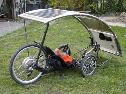 solar powered bicycle