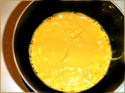 Step 10. Time to add the processed cheesy goodness. Funny. Plastic looks exactly the same when you melt it.