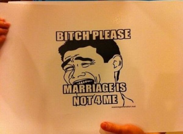 Meme wedding proposal