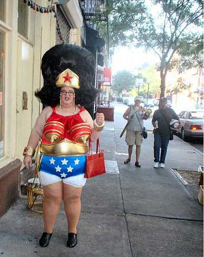 Wonder Woman if she was in the movie Hairspray!