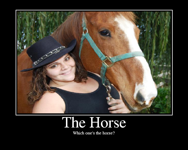 Which one's the horse?