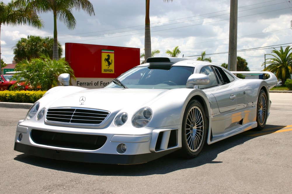 The Mercedes CLK-GTR.  This badass beast had only 24 other siblings