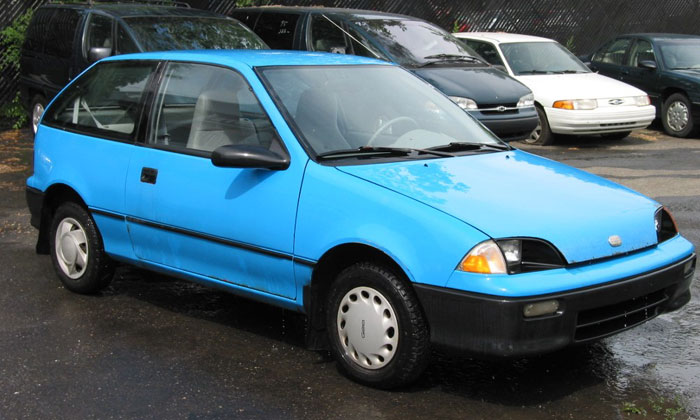 I used to own one of these things and I hated it, but I loved the gas mileage 45cty50hwy. This crappy little car had a 3 cylinder 1L engine that barely put out 55hp.  They eventually beefed it up to a.... OoOOoooh, a whopping 1.3L 4 cylinder engine that punishingly dealt out a massive 70hp.