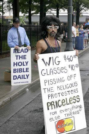 Humorous Protestor Signs