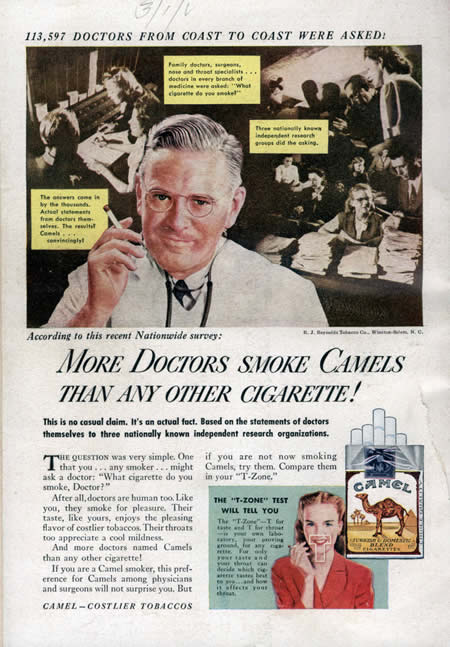 Old Cigarette Ads