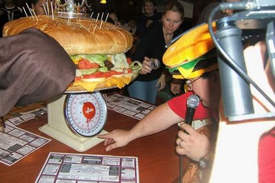 New World Record - 105 Pound King Burger.