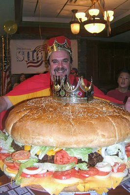 New World Record - 105 Pound King Burger.