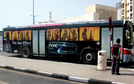 Clever bus ads