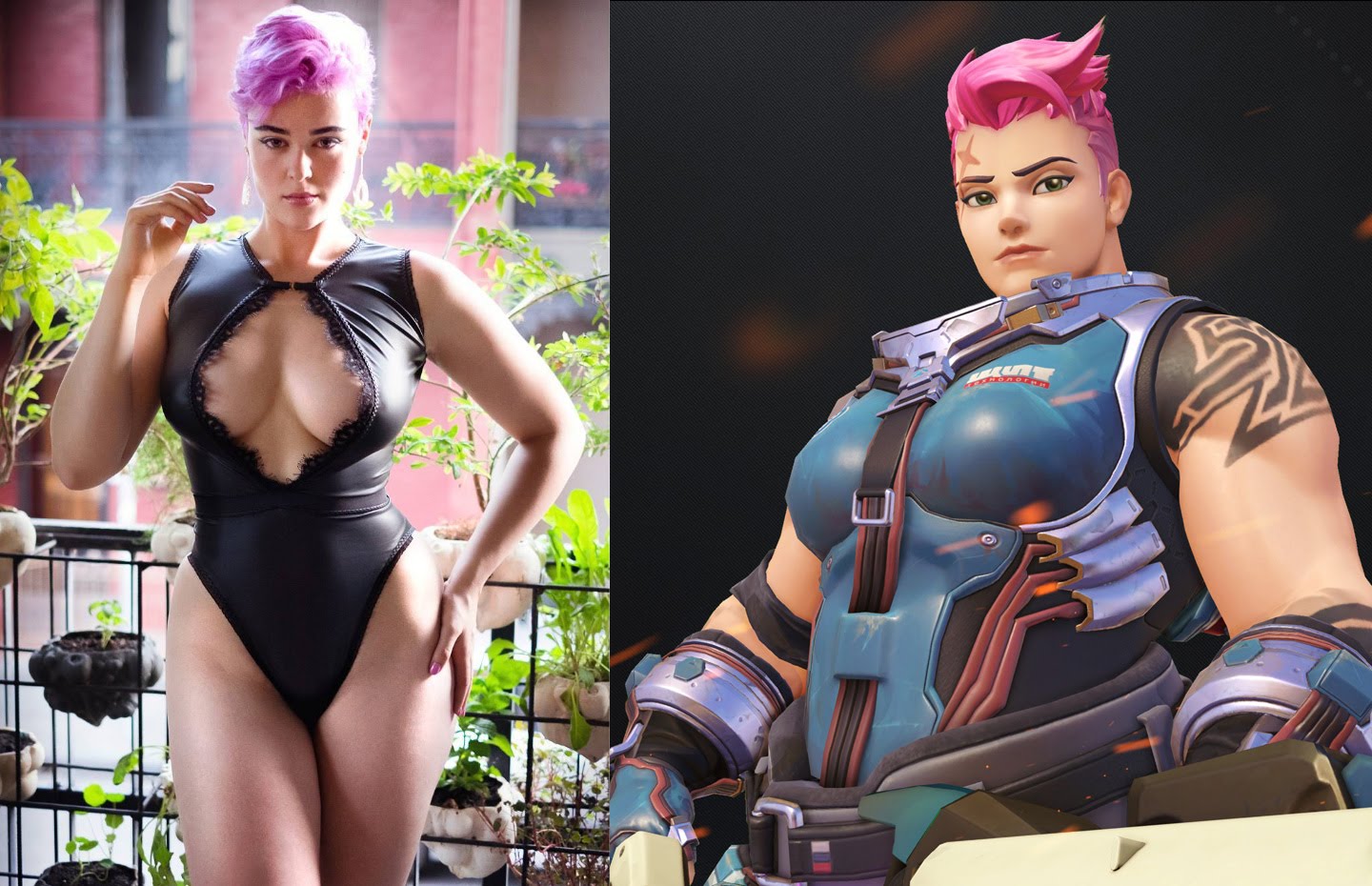 Zarya cosplay that is looking much better than the orginal