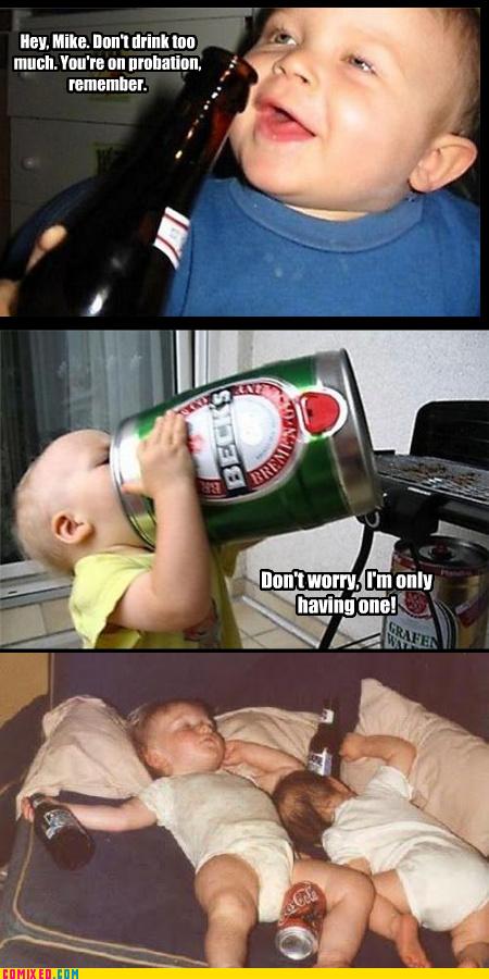 Its always funnier with babies.