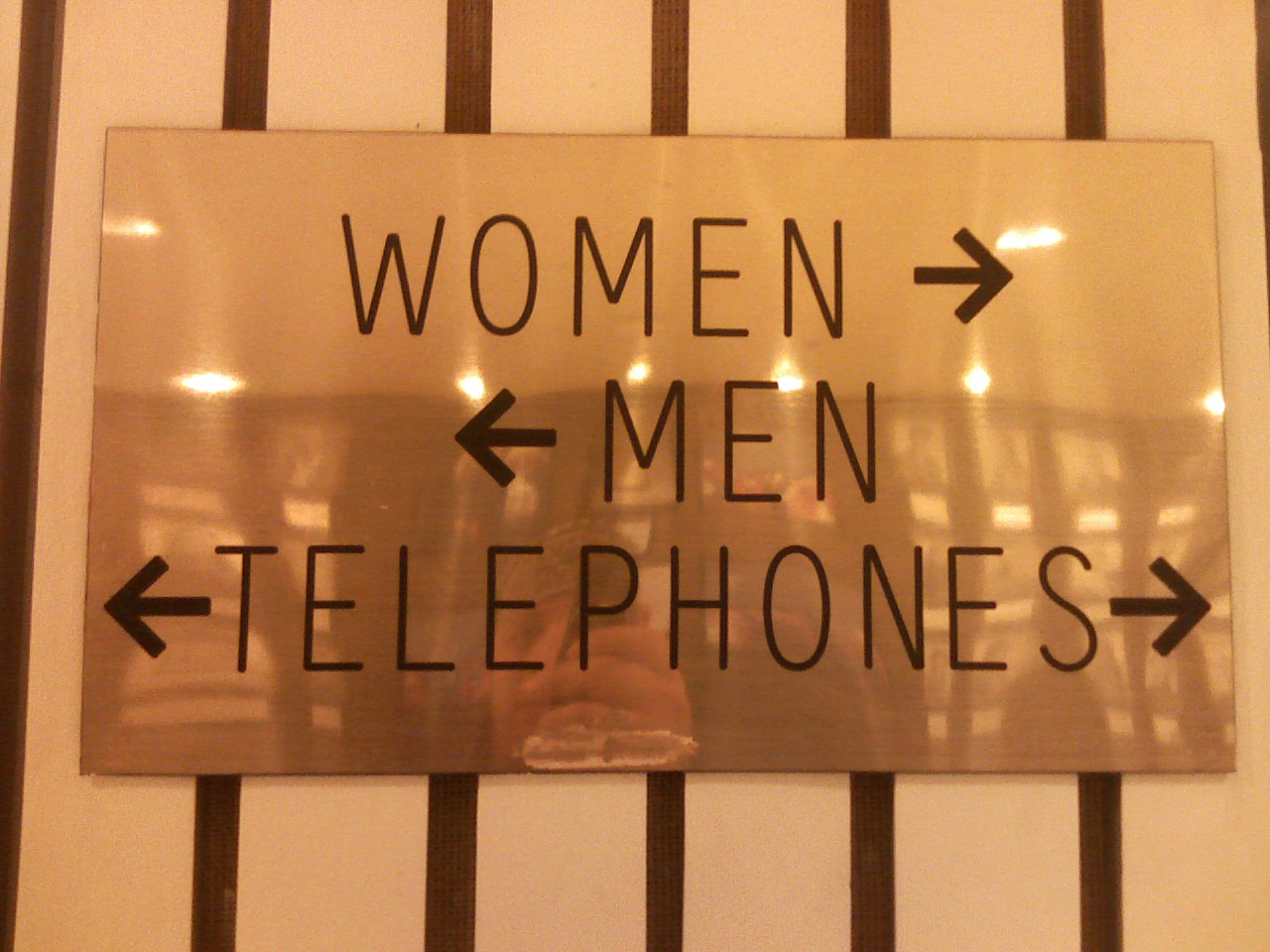 Apparentely telephones swing both ways
