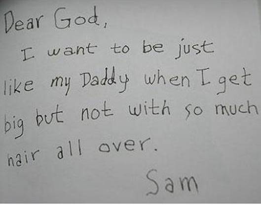 Kids letters to God.