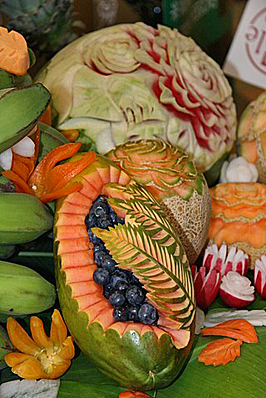 Beautiful Carved Fruit