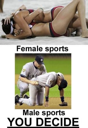 I think I pick the female sports...