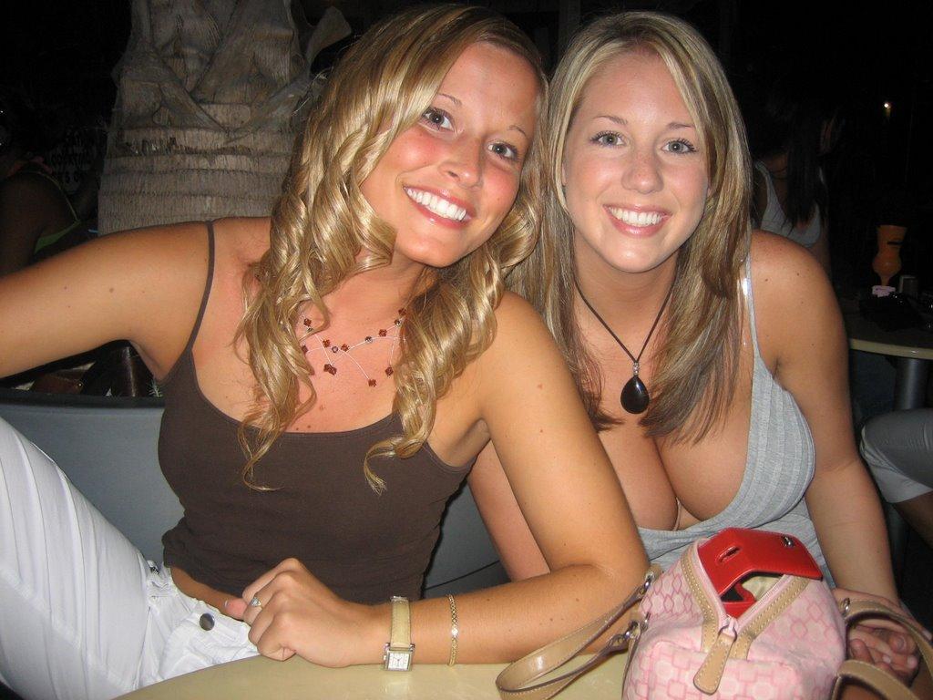 Hot chicks with epic cleavage