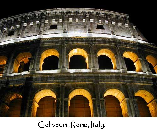 The famous coliseum where thousands died due to total blood lust.