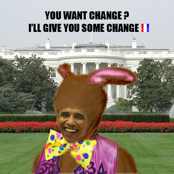 Chocolate bunny for prez!  photoshopcontest28