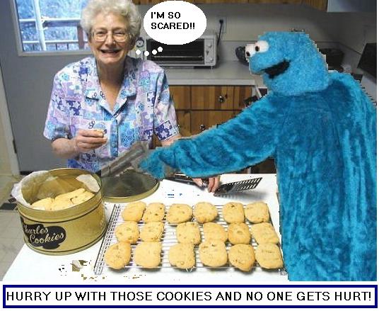 Cookie monster needs to join all the celebs in rehab because his cookie addiction has gotten out of hand!!