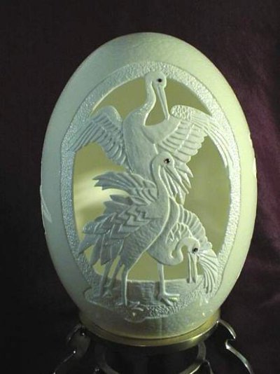Carved Eggs