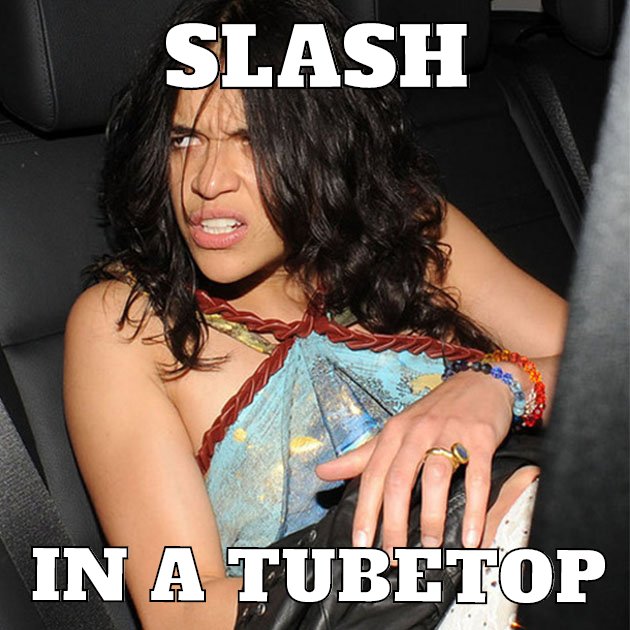 Slash in a Tube-top