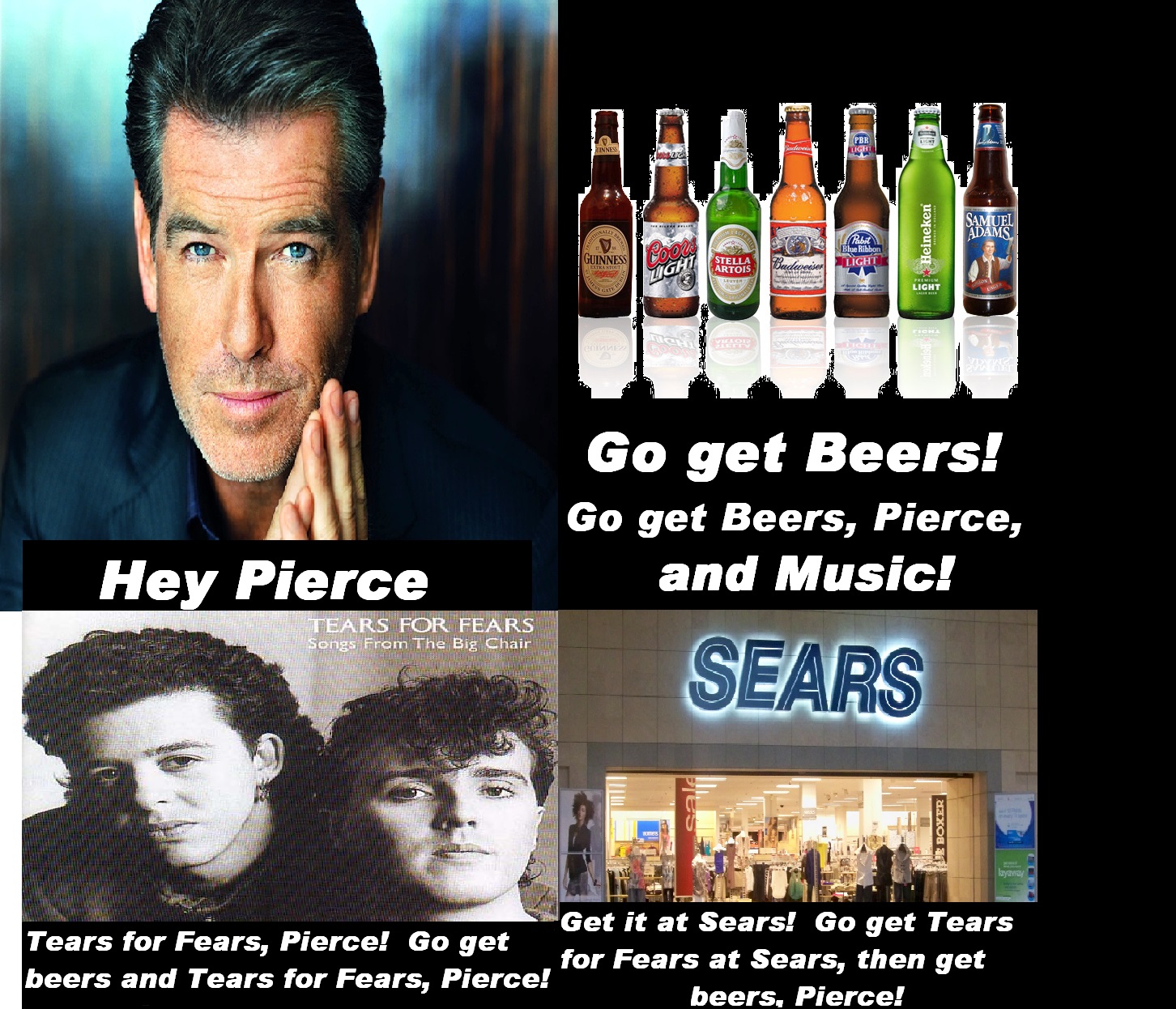 Pierce get Beers