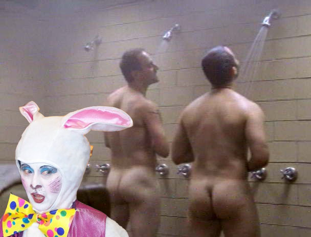The White Rabbit, in prison where he belongs...