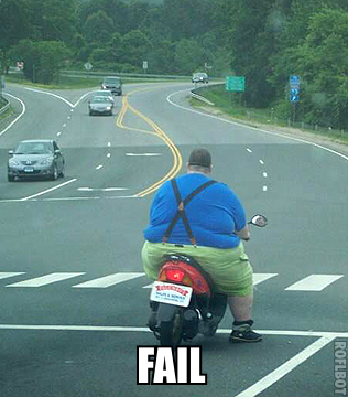 This Guy needs two mopeds