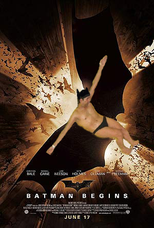 batman begins (2005) - Bale Caine Neeson Homes Oldman Freeman Batman Begins Carvela June 17