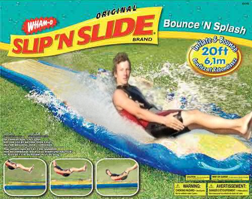 slip n slide 80s - Original WwamC BounceIN Splash Brand Shp' Nslideb Male Bor 20ft 6,1m Pleza Doro Unce disse 2 Warning