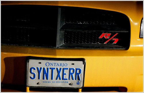 geek inspired license plates