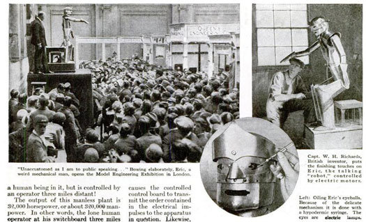 Mechanical Men are our New Slaves: December 1928 