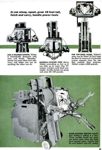 Mobot, the Man-Substitute: Sept 1960