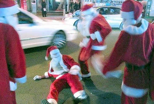 Santa is Curb Stomped