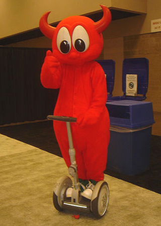 Proof the Devil rides a Segway