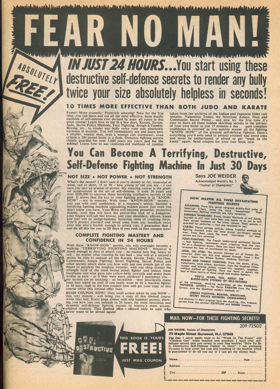 Old Comic Book Ads