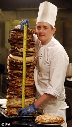 World's Tallest Stack Of Pancakes